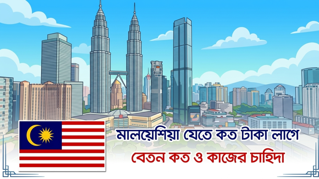 মালয়েশিয়া যেতে কত টাকা লাগে ২০২৬ সালে? ভিসা খরচ, বেতন স্কেল, কাজের চাহিদা ও সরকারি প্রক্রিয়া সম্পর্কে সম্পূর্ণ আপডেট তথ্য জানুন।