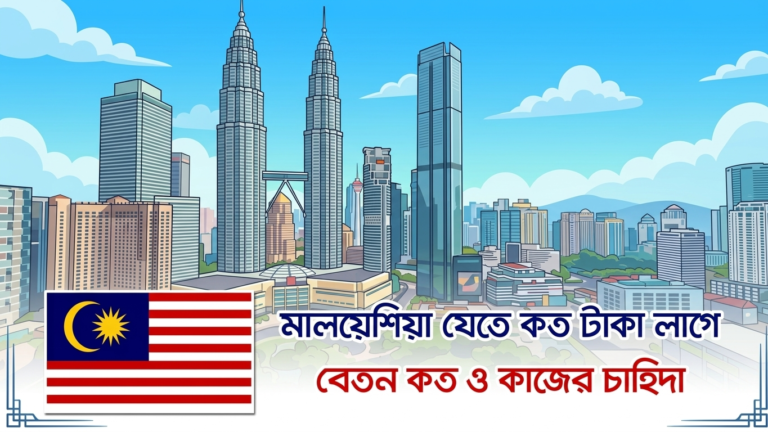 মালয়েশিয়া যেতে কত টাকা লাগে ২০২৬ সালে? ভিসা খরচ, বেতন স্কেল, কাজের চাহিদা ও সরকারি প্রক্রিয়া সম্পর্কে সম্পূর্ণ আপডেট তথ্য জানুন।
