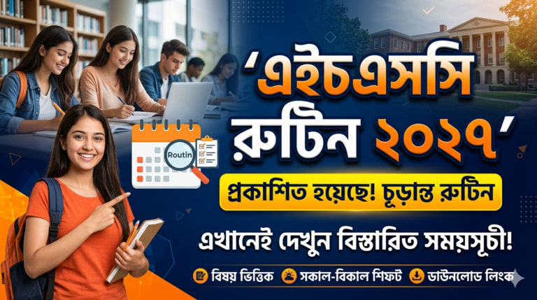 ​HSC Exam Routine 2027 PDF Download ​HSC 2027 Exam Date ​HSC Routine 2027 Bangladesh ​All Education Board HSC Routine 2027 ​HSC Exam 2027 ScheduleDhaka Board HSC Routine 2027 ​Rajshahi Board HSC Routine 2027 ​Chittagong Board HSC Routine 2027 ​Comilla Board HSC Routine 2027 ​Technical Education Board HSC Routine 2027 ​Madrasah Board Alim Routine 2027HSC Science Routine 2027 ​HSC Commerce (Business Studies) Routine 2027 ​HSC Arts (Humanities) Routine 2027এইচএসসি পরীক্ষার রুটিন ২০২৭ ​এইচএসসি রুটিন ২০২৭ পিডিএফ ডাউনলোড ​২০২৭ সালের এইচএসসি পরীক্ষার সময়সূচী​#HSC2027 ​#HSCRoutine2027 ​#EducationBoardBangladesh ​#HSCExam2027