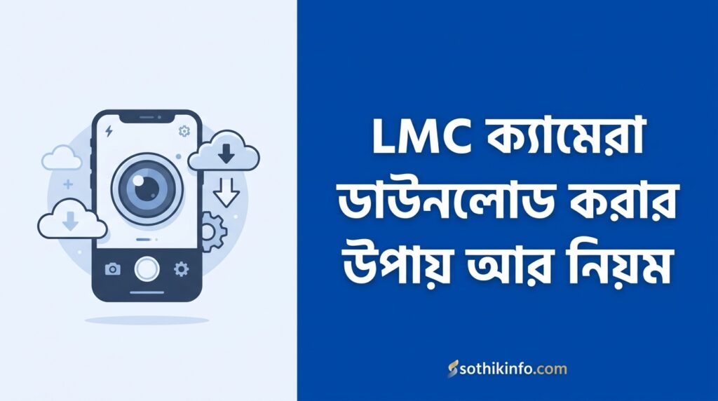 LMC ক্যামেরা ডাউনলোড করার উপায় আর নিয়ম