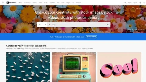 Adobe Stock ফটো প্ল্যাটফর্ম