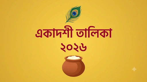 একাদশী তালিকা ২০২৬